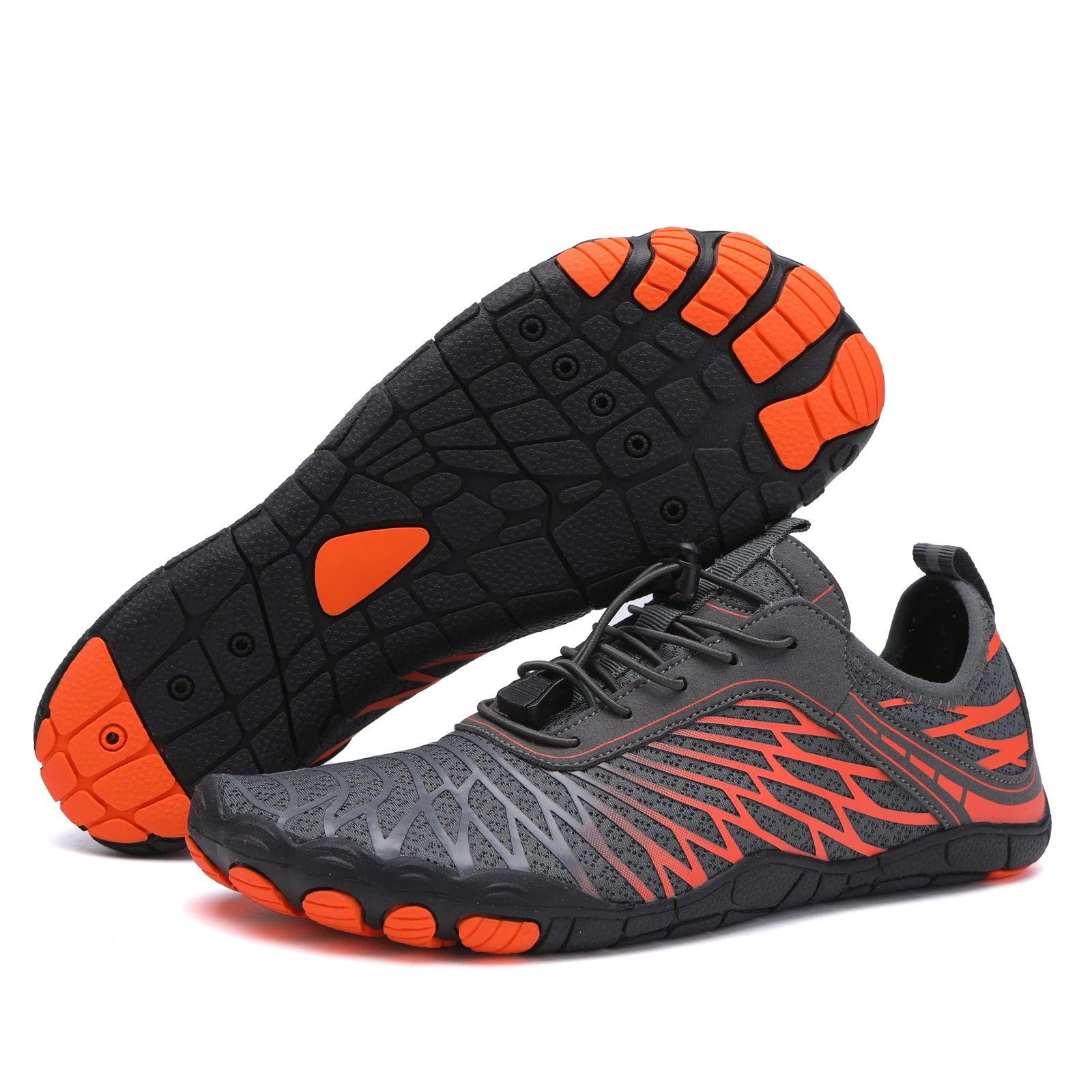 Unisex Wading Shoes Quick-Dry Aqua Shoes Running Fitness Sneakers Beach Sports Swim Sandals Barefoot Surfing Diving Sneakers