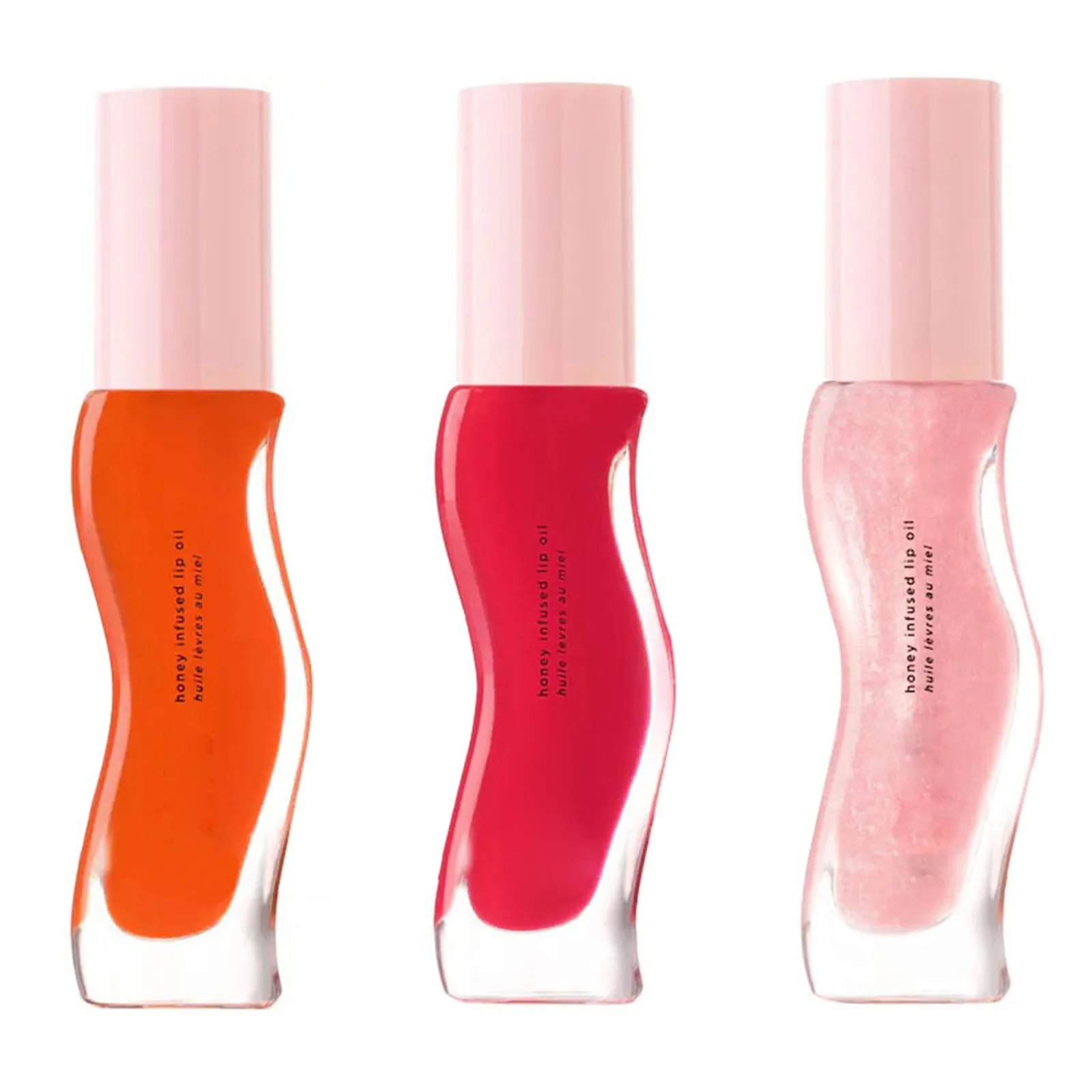Nawilżająca pomadka w płynie o temperaturze, kolor miodu Długotrwały nawilżający makijaż ust Gisou Lip Oil 8ml