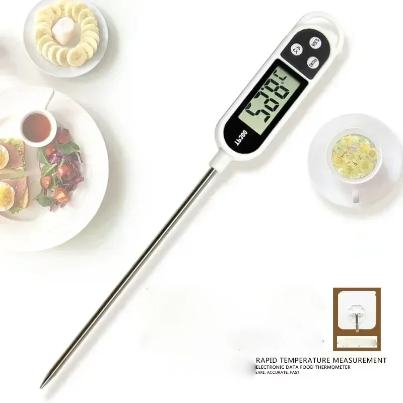 TP300 Food Probe Electronic Thermometer Pen Style BBQ Room Water Oil  Air Conditioning Temperature Measurement Thermometer Probe