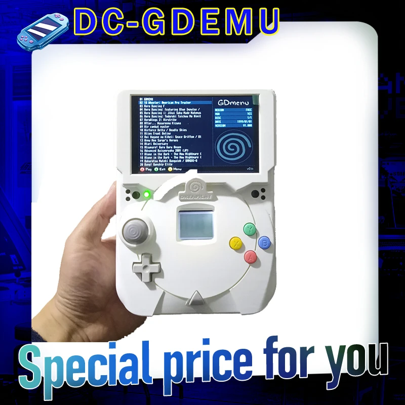 64G DC 핸드헬드 수정 버전 DC 게임 콘솔 GDEMU 버전 DIY: 사용자 중심의 평가 및 추천