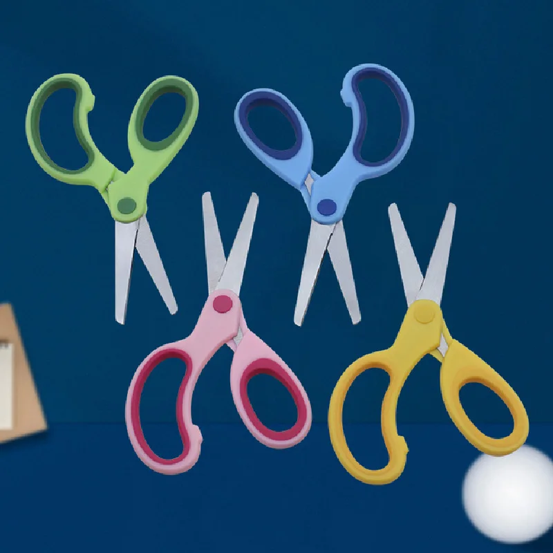 Sicherheitsschere für Kinder, Studenten, DIY-Papier, Linkshänder-Schere für Kinder, Schere mit Hülse, Schneidwerkzeug, Schreibwaren
