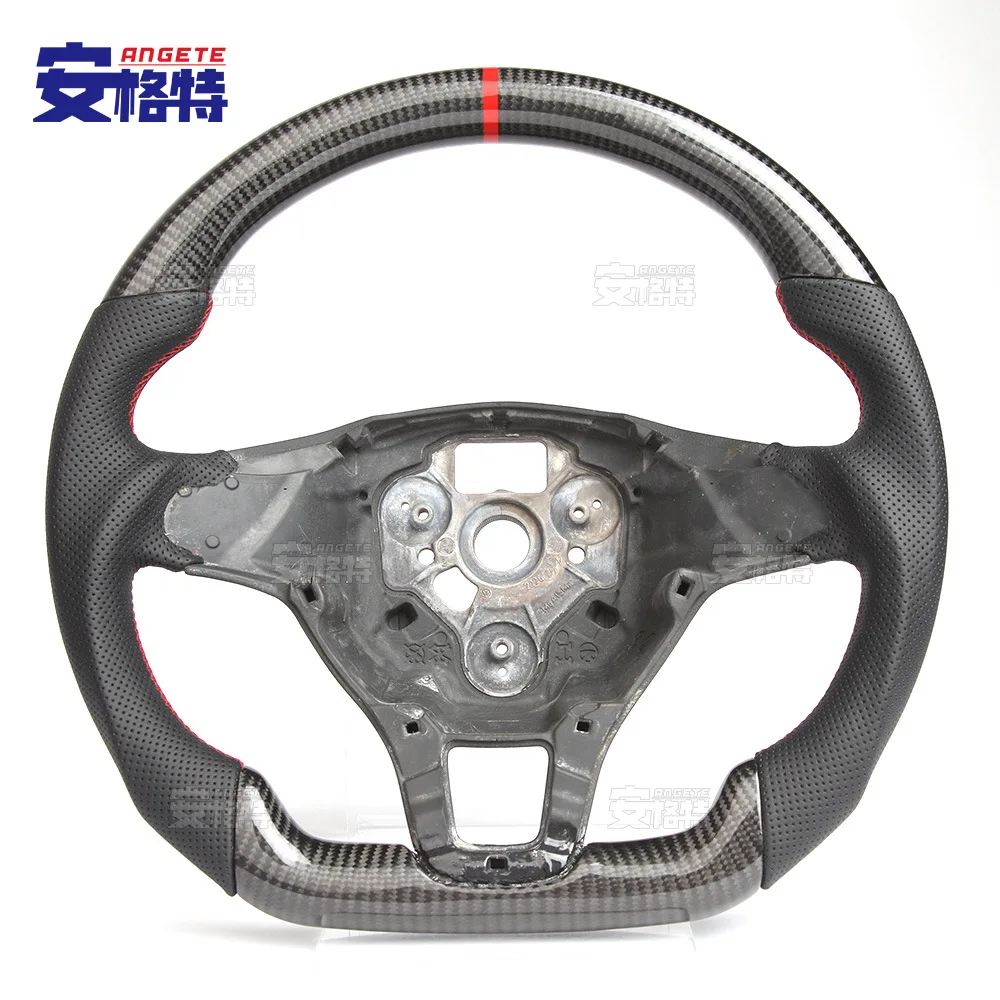 

Applicable to:Ou Hengchi customization is suitable for Volkswagen Bora carbon fiber car steering wheel steering wheel modificati
