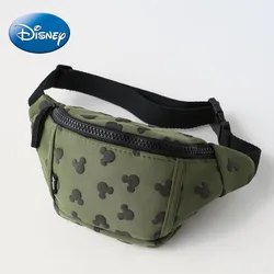 Disney-Bolso con cinturón de Mickey para niños, Mini bolso de pecho de dibujos animados, tendencia de moda