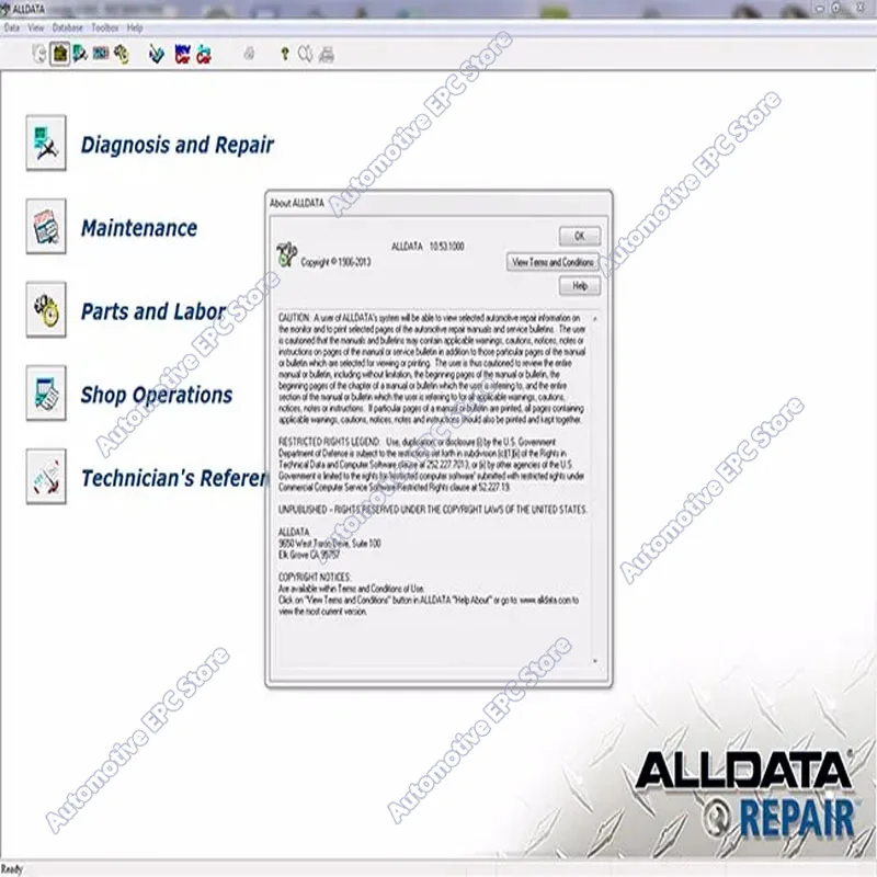 Picture 3: Latest Alldata 10.53 obd2 scanner software auto repair software Alldata Car Maintenance Tools autodata with Wiring diagram