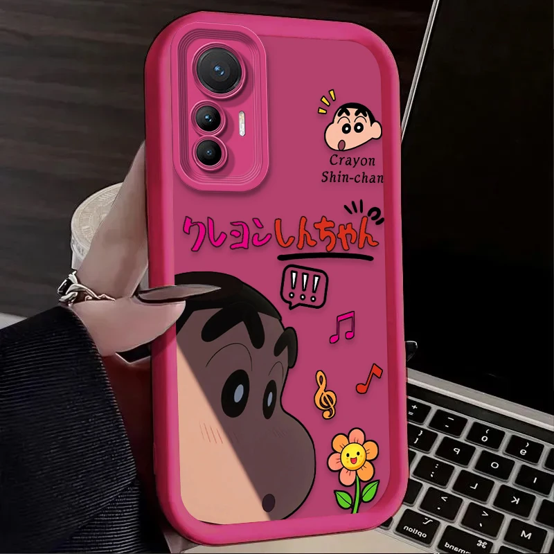 Crayon Shin-chan Kawaii Cartoon Case For Xiaomi Mi 17 Pro Max 15 Ultra 14 13 12 12X 12S 11 Lite 5G NE 15T 14T 13T 12T 11T Pro view 3