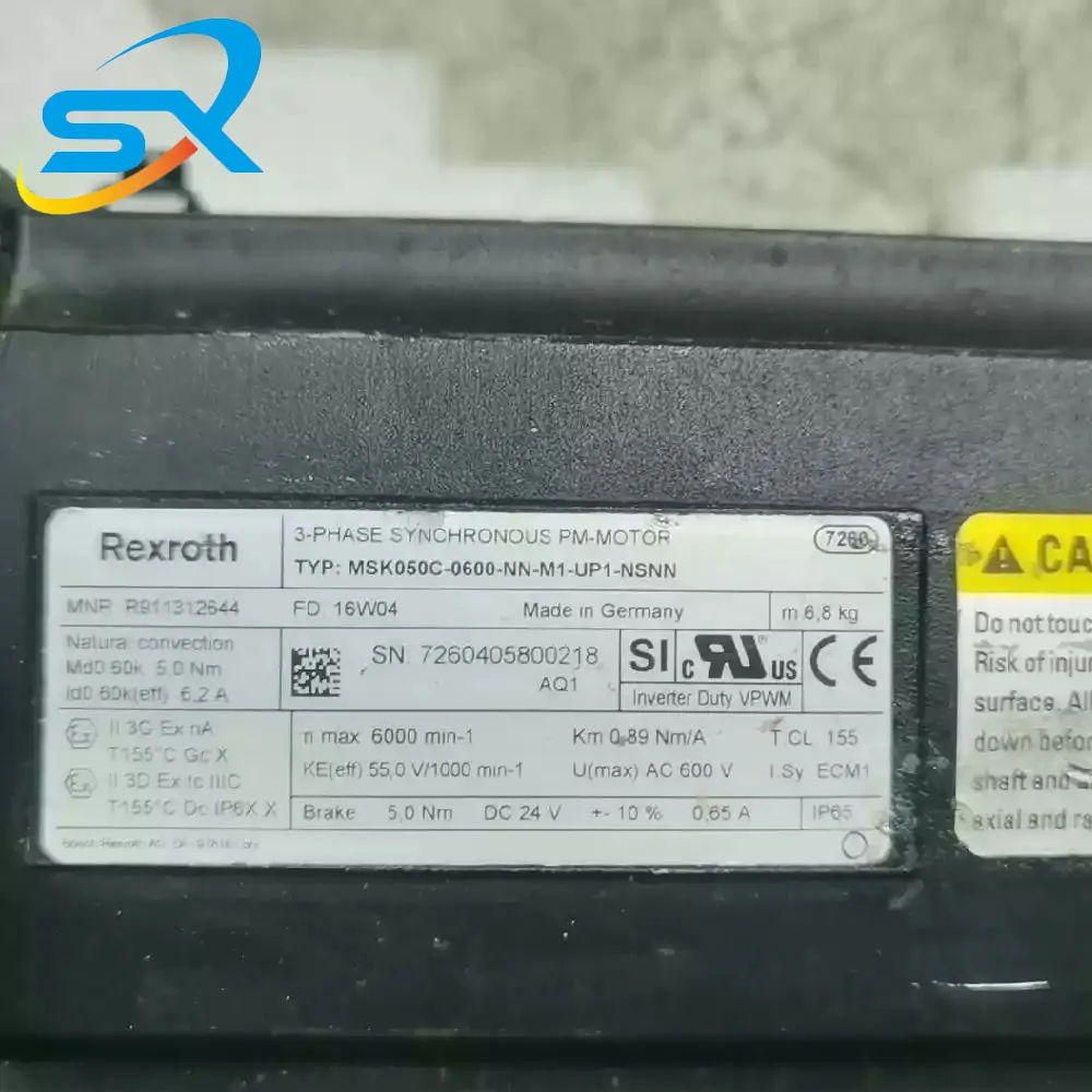 

100% Genuine Servo Motor MSK050C-0600-NN-M1-UP1-NNNN(MSK050C-0600-NN-M1-UG1-NNNN)(MSK050C-0600-NN-M1-UG0-NNNN) egotiated sale