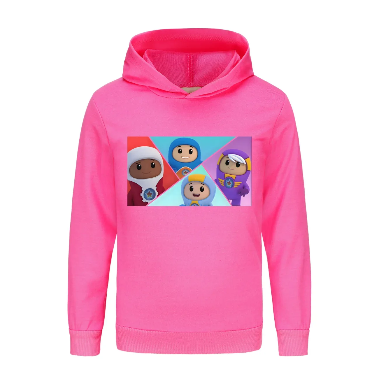 New Video Go Jetters Clothes Kids Character Xuli Kyan Lars Foz Hoodie Baby Girls Cute Cartoon Sweatshirts Boys Long Sleeve Coat