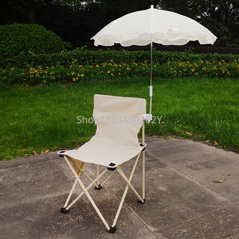 Outdoor folding chair Portable Camping Bench Fishing Bench Chair with umbrella