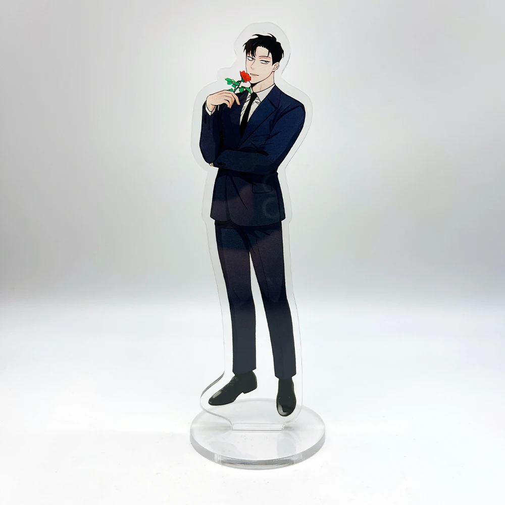 Anime Manwha Acrylic Stand Rose and Champagne Leewoon Figure Display Korean BL Manga Goods Collection Desk Decoration Gift