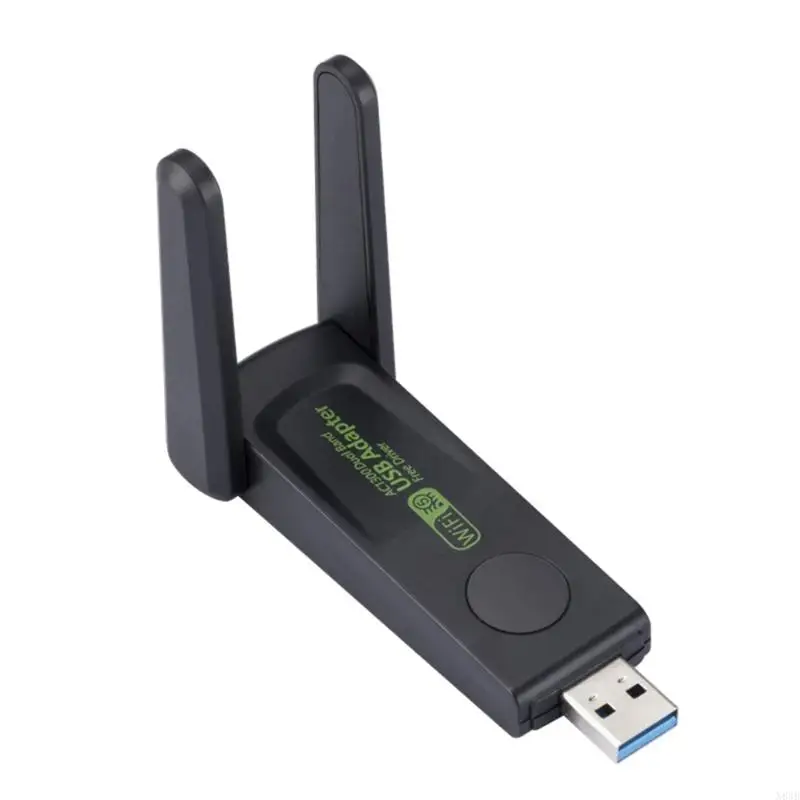 N84B 1300 Мбит / с USB Wi -Fi Адаптер для настольного ПК ноутбук 5 ГГц 2,4 ГГц двойной полосы USB3.0 Донг -адаптер беспроводной