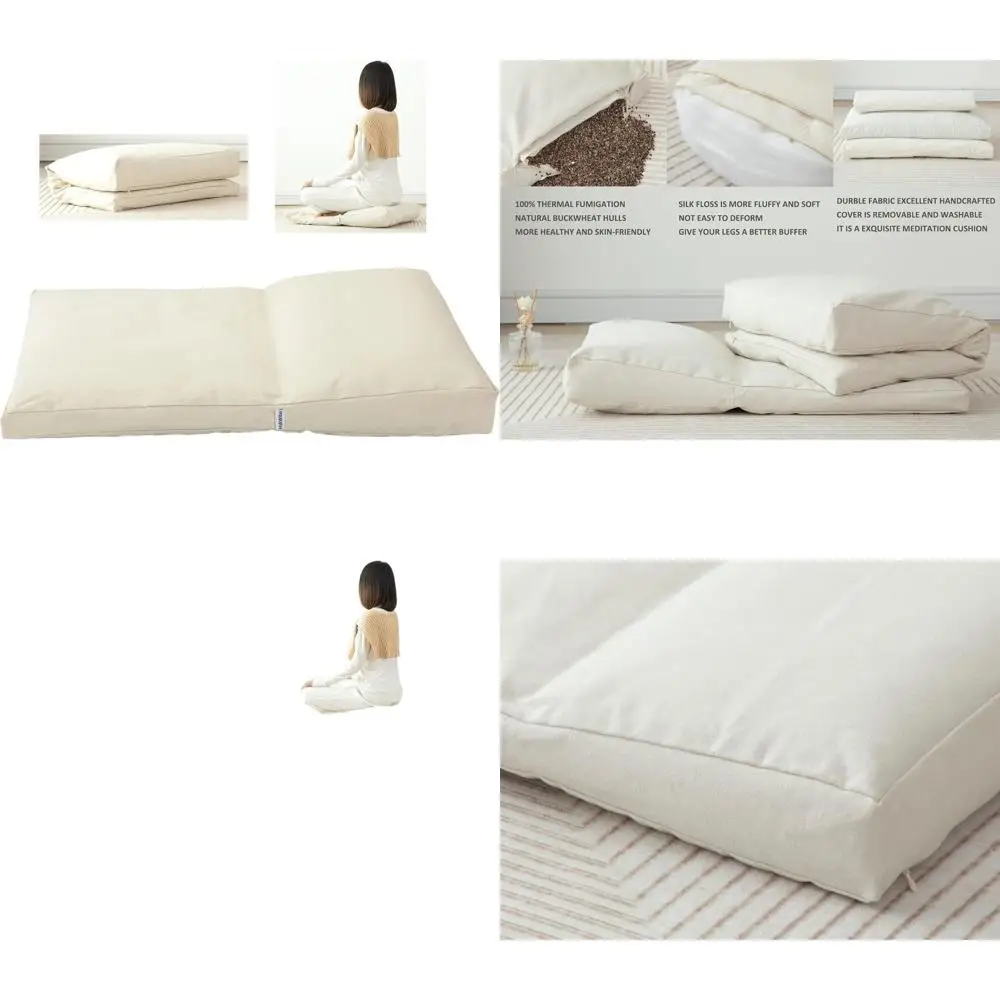 

Two-in-One Portable Meditation Cushion & Pillow Set (50x70cm)