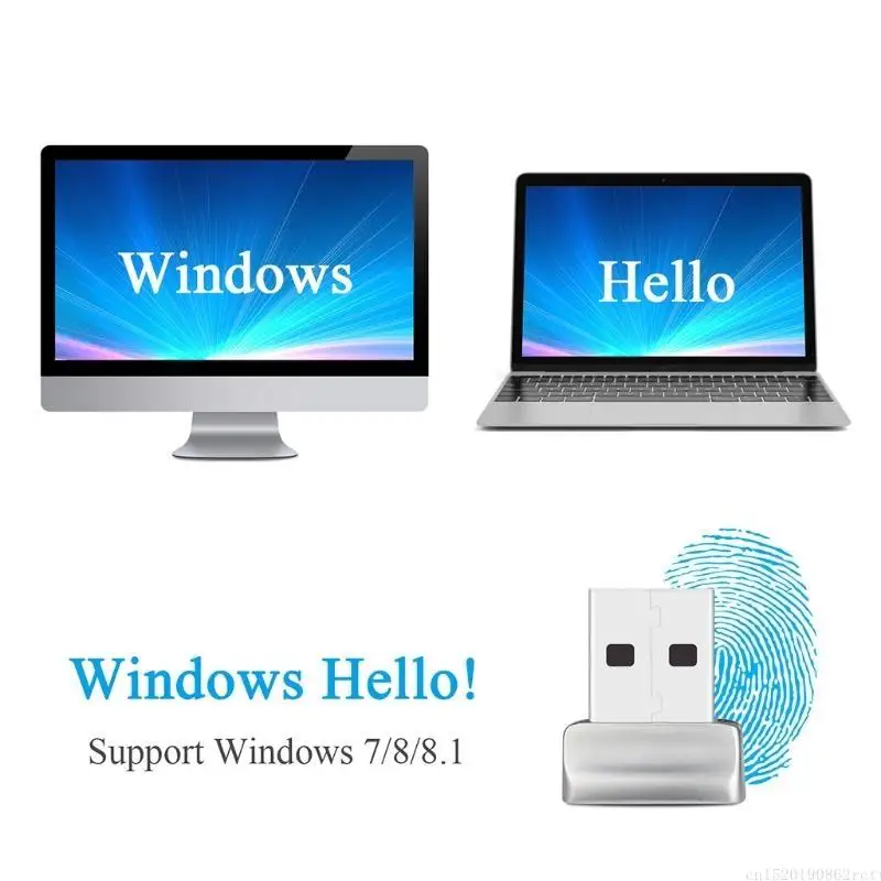 D5BB mini USB draagbare vingerafdruklezer voor aanraakbeveiliging voor pc -computer voor wind