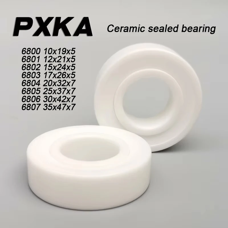 zirconium oxide double-sided sealed full ceramic bearing 6800 6801 6802 6803 6804 6805 6806 68072RS