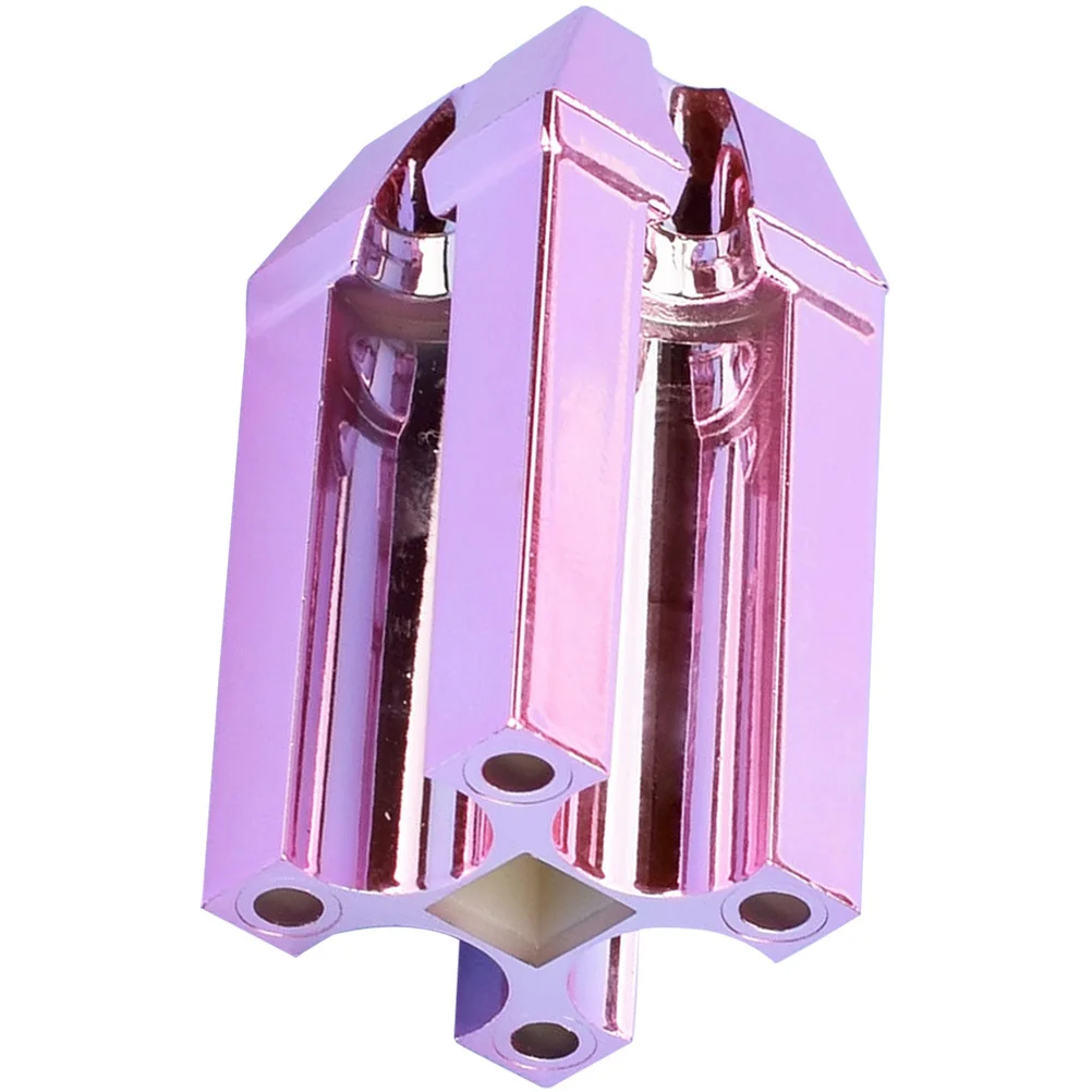 ที่เหลาดินสอเขียนคิ้ว 1 ชิ้น แบบ 4 ช่อง อุปกรณ์แต่งหน้าสำหรับเหลาดินสอเขียนขอบปาก ดินสอเขียนคิ้ว แบบพกพา