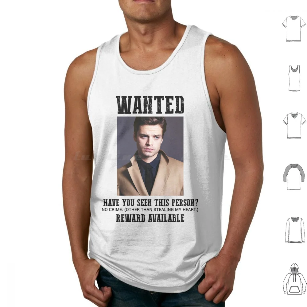 Buscado: Stan Tank Tops Algodón estampado Stan Bucky Barnes James Buchanan Barnes Gossip Girl Carter Baizen