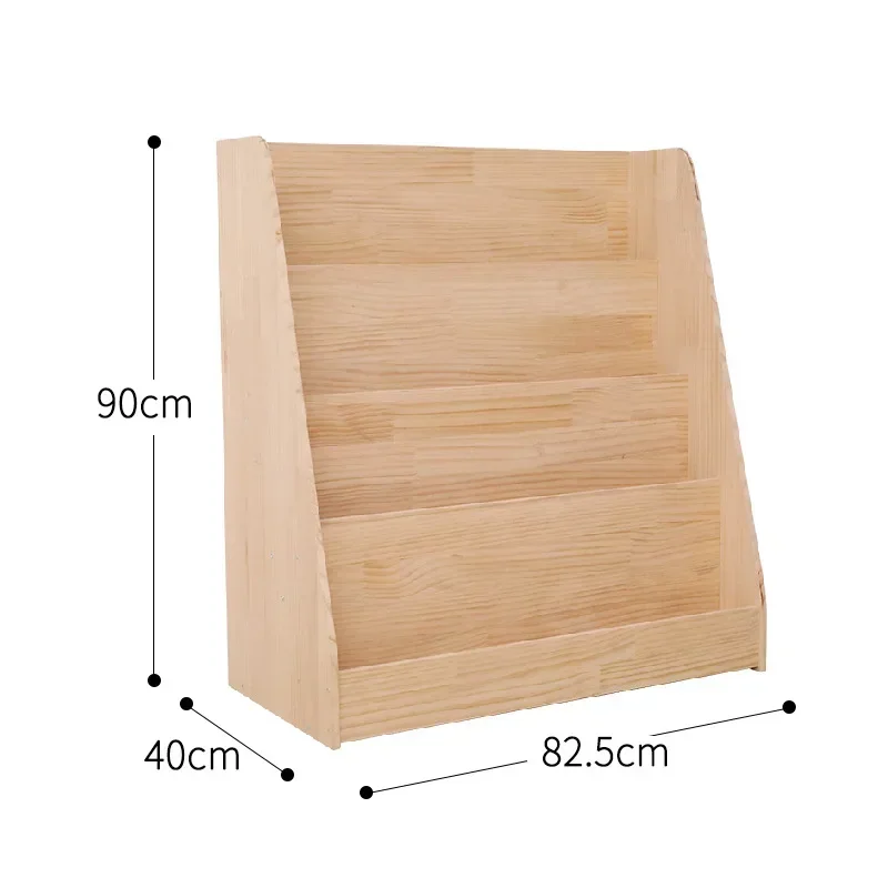 Étagères de nettoyage d'images pour enfants, sol en bois massif, étagère de rangement pour la maison, jardin d'enfants, élèves du primaire, T1