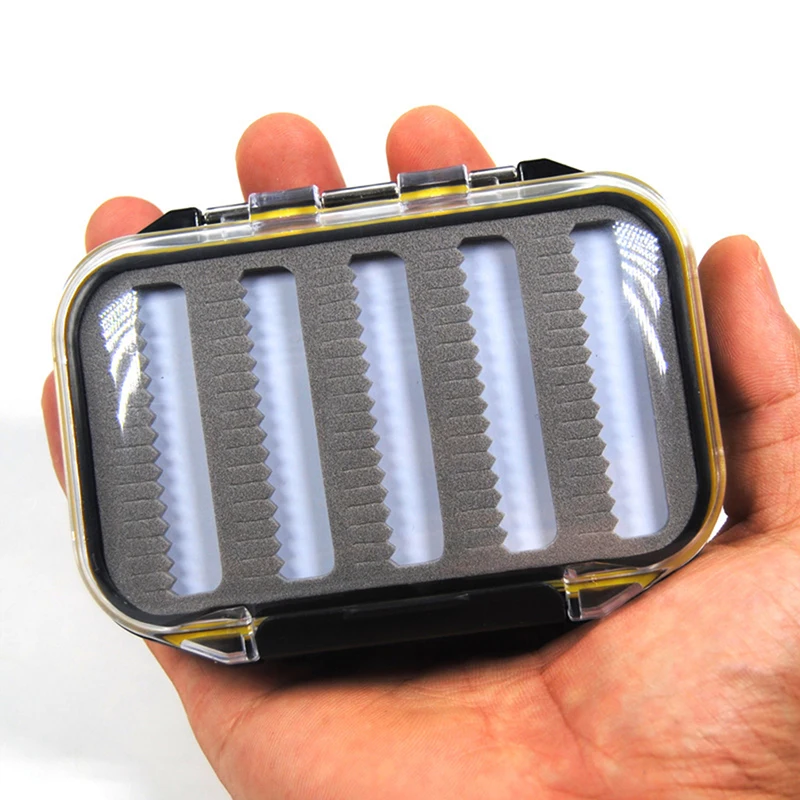 

2022 Waterproof Fishing Accessories Box Case Fishing Fly Lures Box Spoon Hooks Baits Case Storage Box