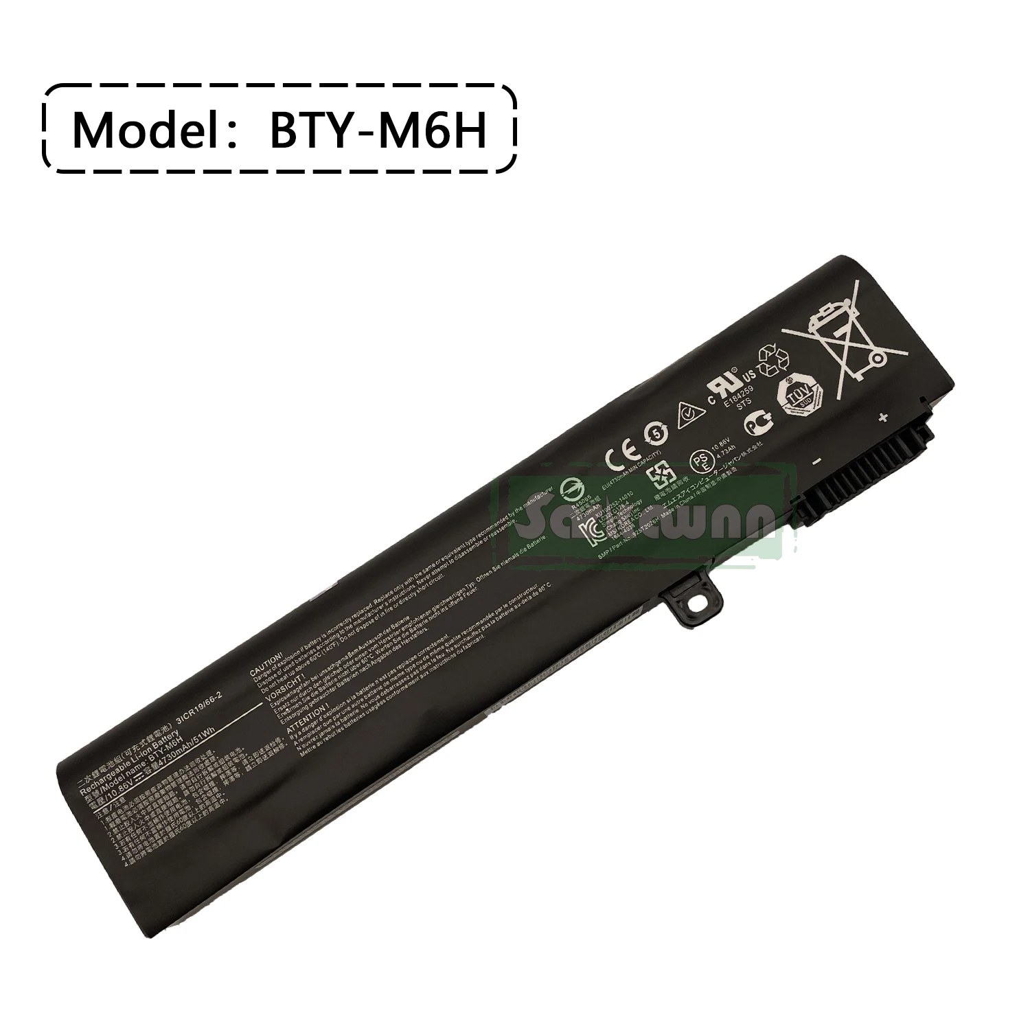 Imagem -02 - Sarkawn-bateria para Msi Ms16j1 Ms-16j2 Ms-16j3 Ms-16j5 Ms-16j6 Ms-1795 Ge62 Ge62 6qc490xcn 2qd007xcn 2qe-052cn