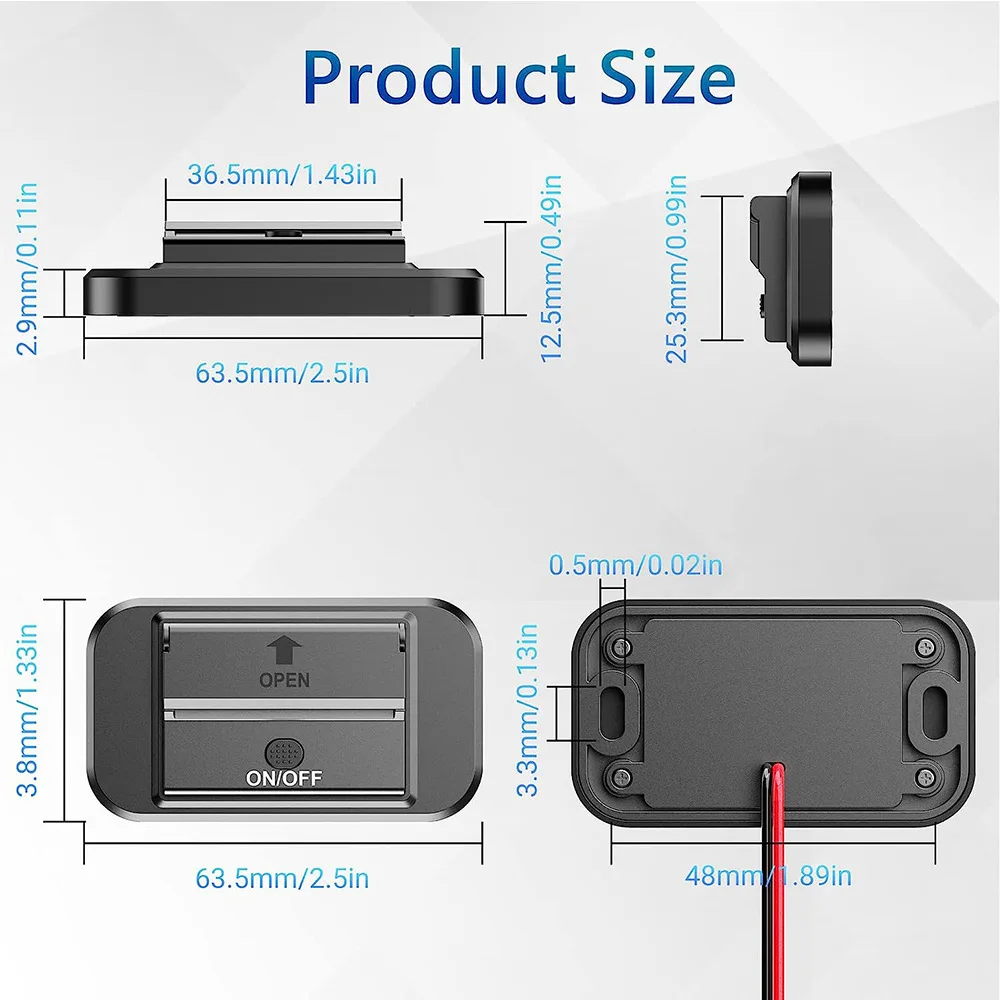 Cargador USB Dual rápido para caravana, adaptador de enchufe para autocaravana, VW T5, T6, RV, piezas y accesorios