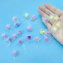 3pcs/6pcs Fish Tank Landscape Simulation Jellyfish Decoration Silicone