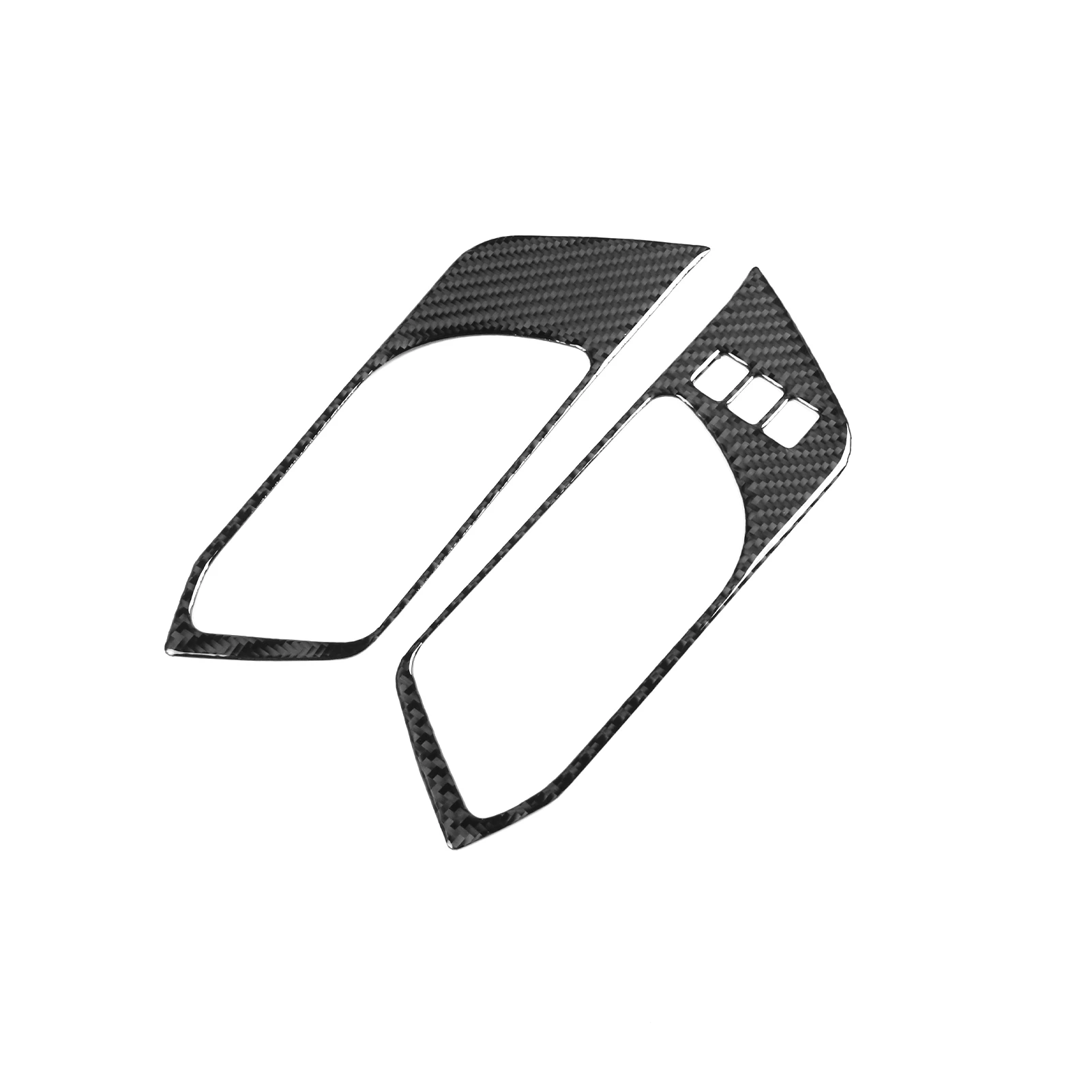 For Subaru Outback Legacy 2015-2017 Real Soft Carbon Fiber Car Interior Accessories Front Door Handle Bowl Push Panel A