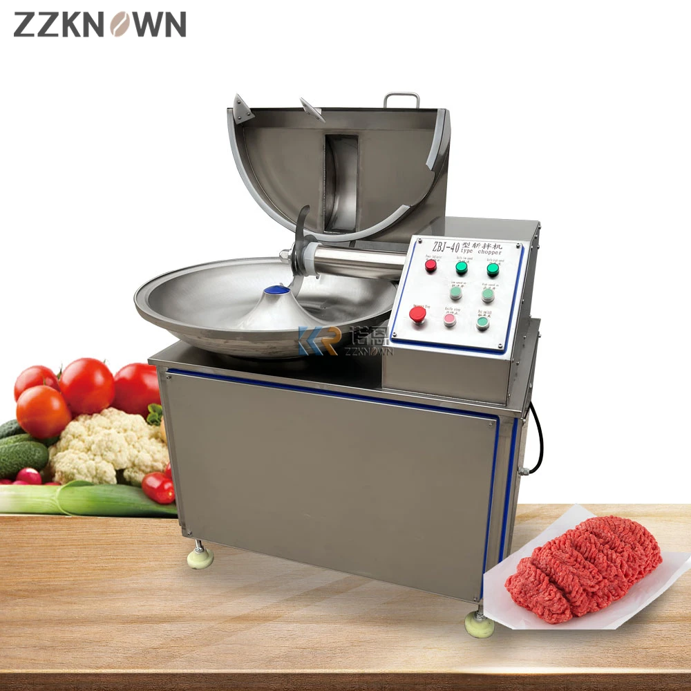 Stainless Steel Chicken Meat Chopping Machine Meat Chop Machine Meat Chopper Mixer Bowl Cutter