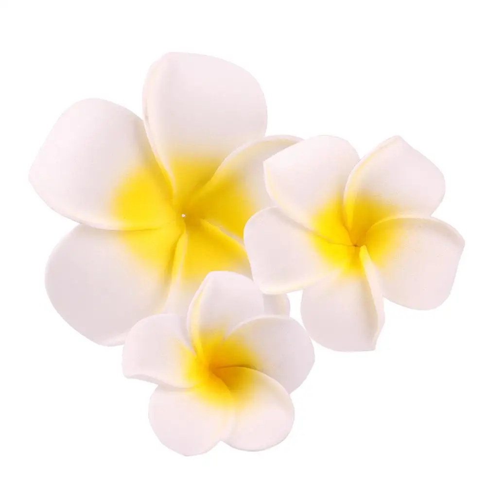 Plumeria Flower Hair Clips for Women Girls Hairpins Egg Flower Barrette Hawaiian Wedding Party Bag Hat Accessories