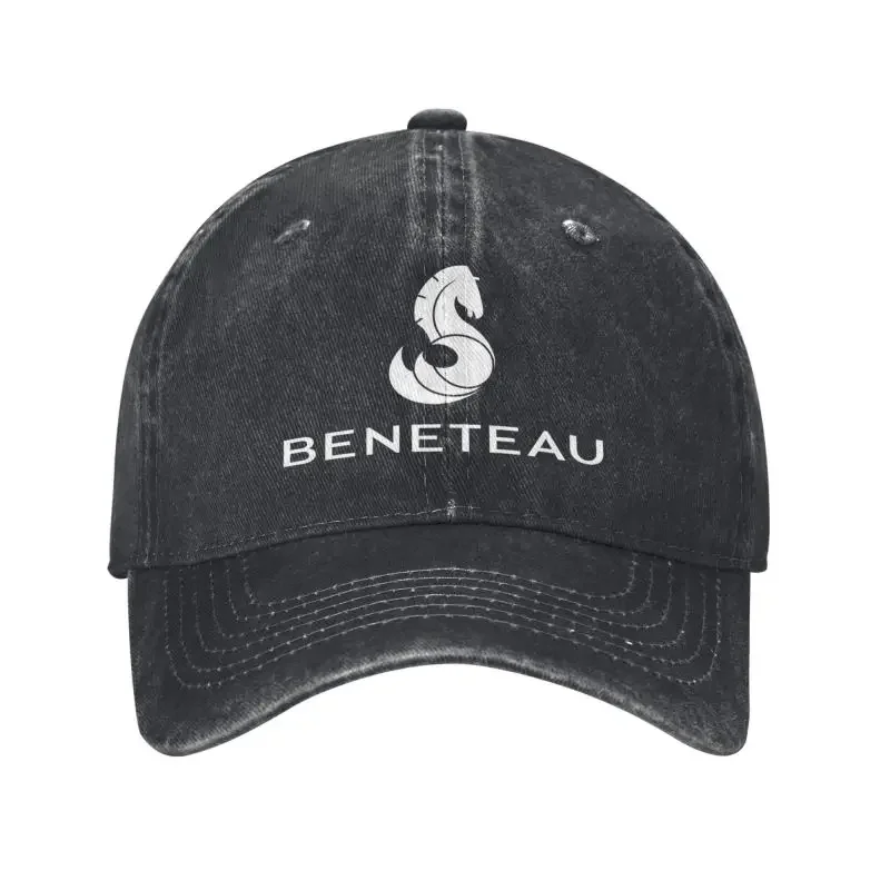 Custom Beneteaus Sailing Boat Logo Baseball Cap for Men Women Cotton Adjustable Dad Hat Summer Outdoor Snapback Caps