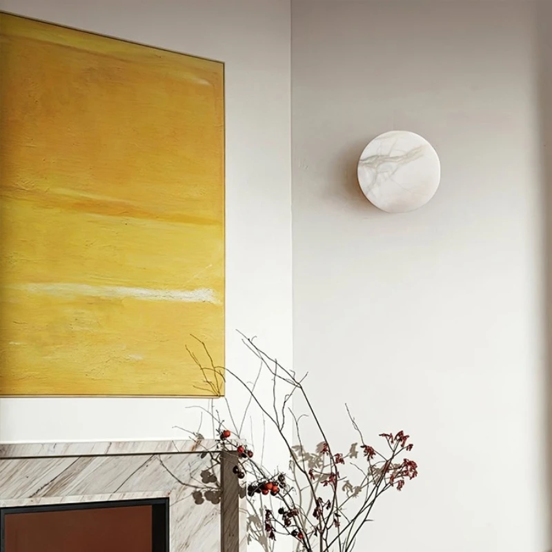 الرخام الطبيعي الجدار مصباح التعميم الرجعية الجدران ضوء غرفة المعيشة غرفة نوم السرير مصابيح إضاءة المنزل أضواء الديكور الداخلي