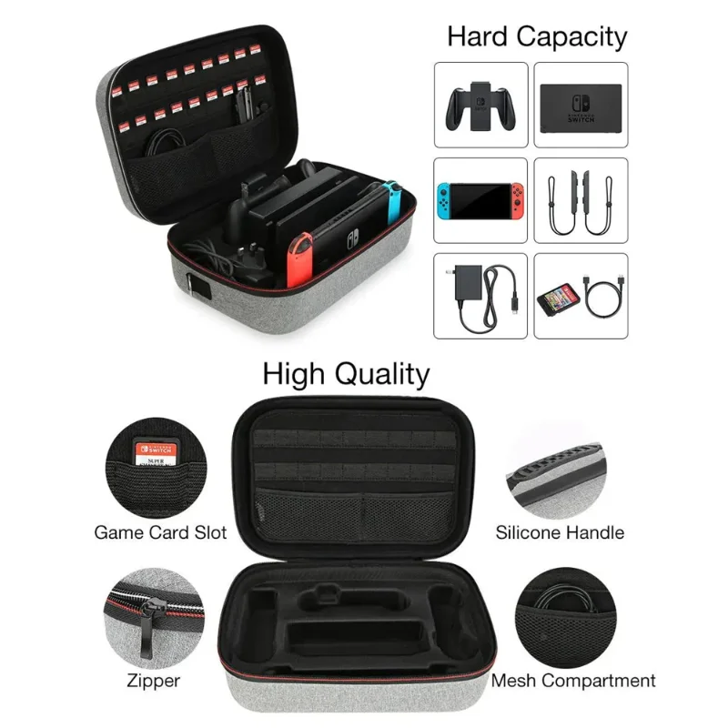 

Nintendo Switch/OLED Full Set Of Accessories Storage Bag, For Switch Console, Pro Controller, Accessories Protection Box