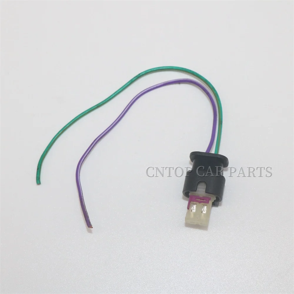 1718648-1 2112985 2-pin Temperature Sensor Connector Pigtail Plug Connector for VW Audi Porsche Cadillac Chevrolet GMC