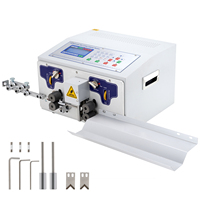 VEVOR Automatic Wire Stripper Machine , Computerized Wire Stripping and Peeling Machine w/ Straightener and Collection Plate