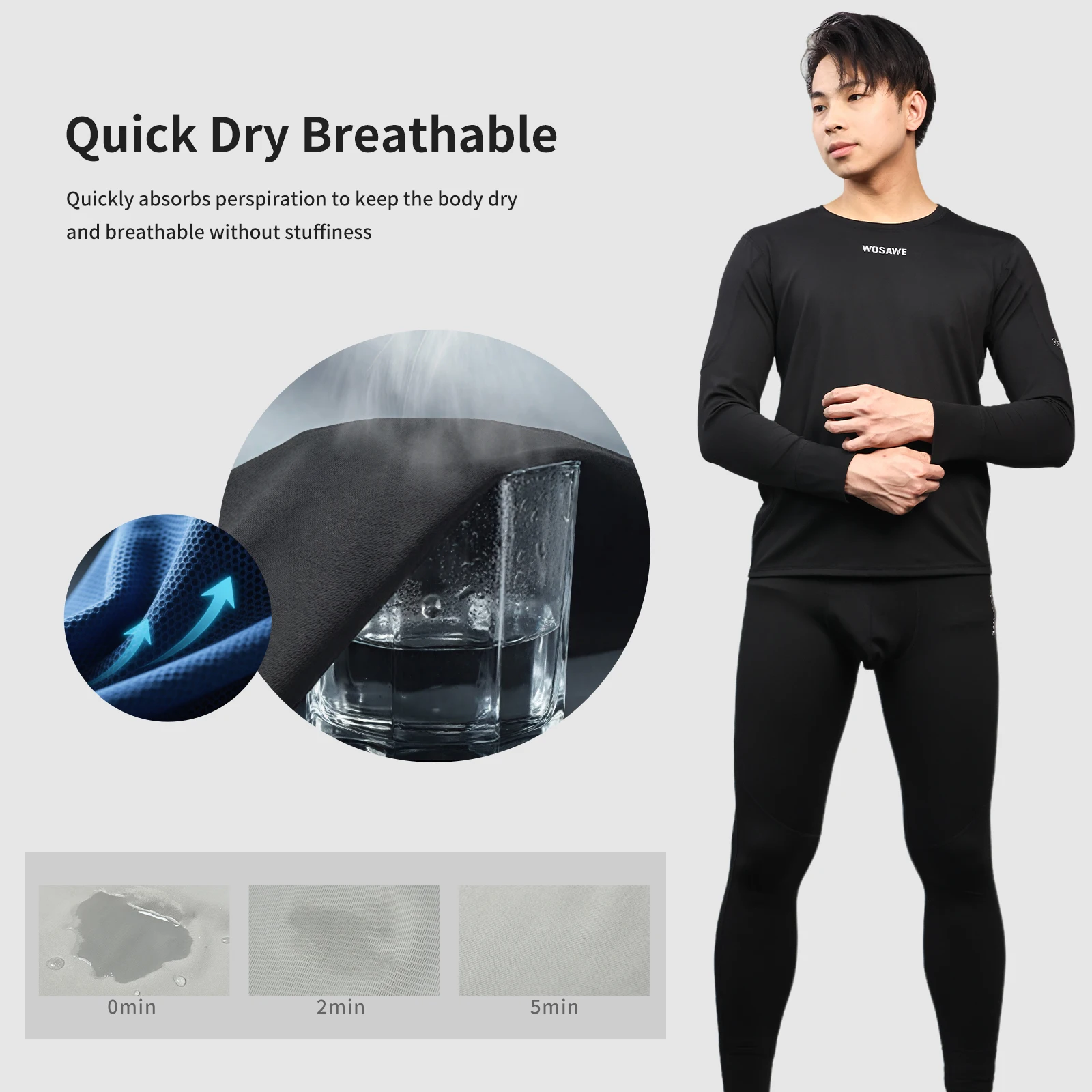 WOSAWE Ropa Interior Deportiva - Compression Long Pant reseña y precio