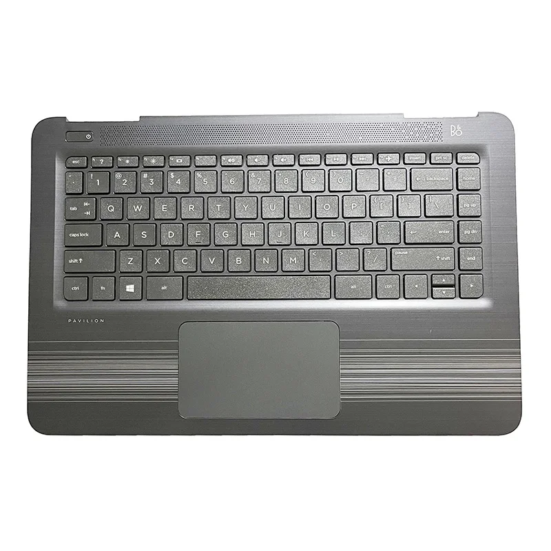 New Palmrest Top Case Assembly upper cover keyboard 856190-001 Touchpad Backlit For HP Pavilion 14-AL TPN-Q171