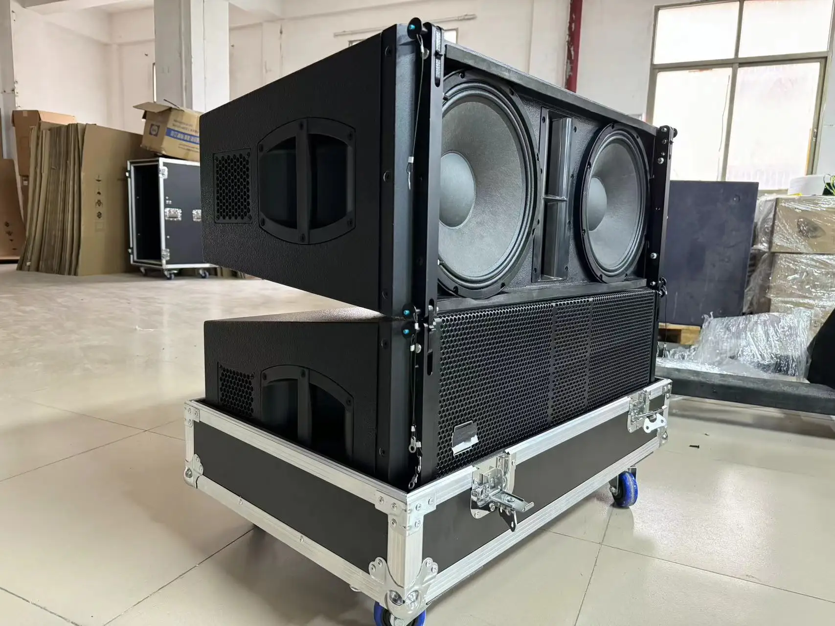 S1221 Pro Sound Dual 12 Inch 2 Ways Passive Line Array Speakers  Professional Plywood Audio Sound System for Stage Concert