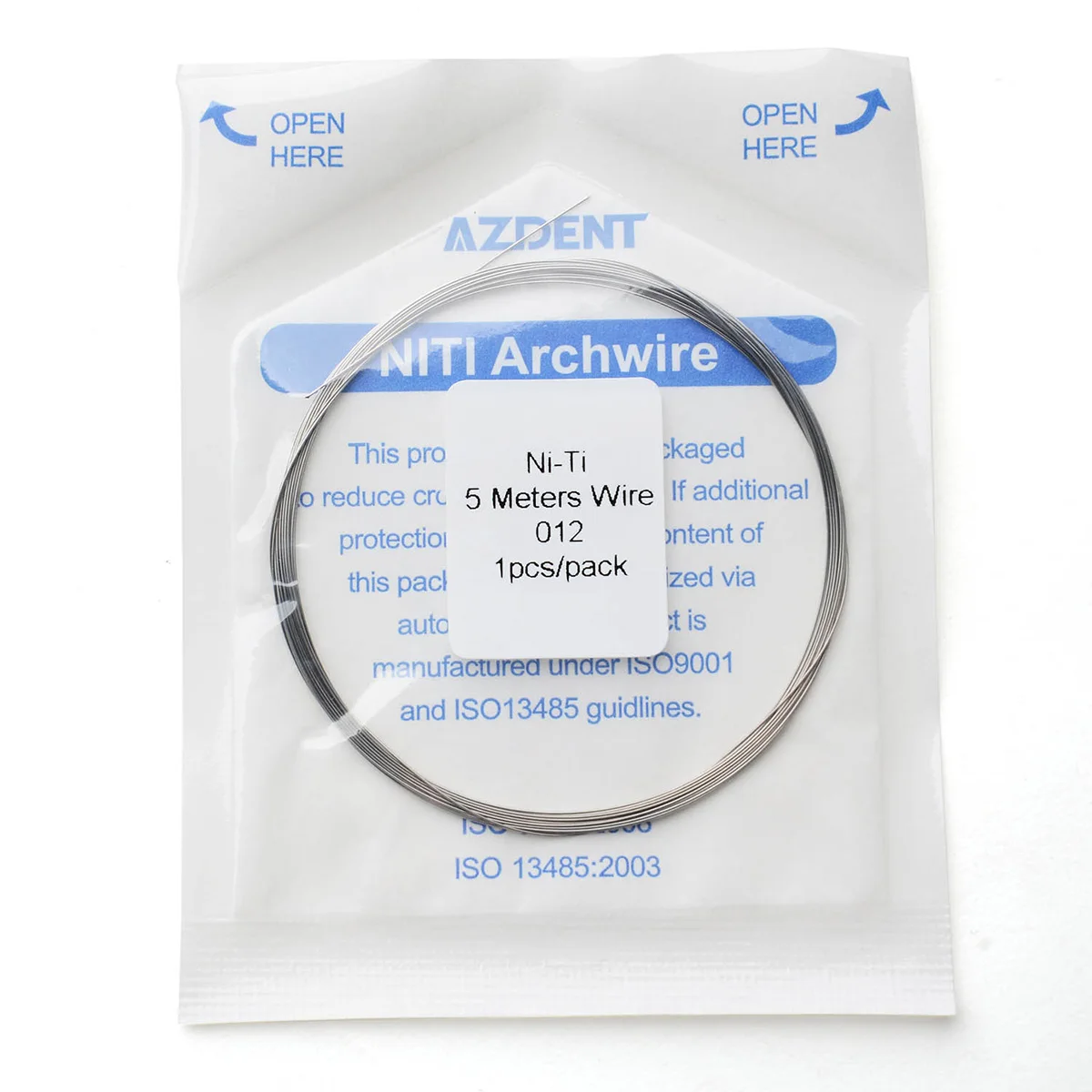 5 Meter/Packung AZDENT Dental Orthodontic Niti Long Arch Wire Länge 5 m Größe 0,012 0,014 0,016 – Detail 1