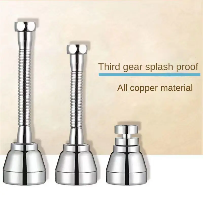 360 ° Draaibare Keukenkraan Beluchter Bubbler 3 Modi Badkamer Anti-Splash Tap Filter Nozzle Spoelbak Wastafel Tap Extender Adapter