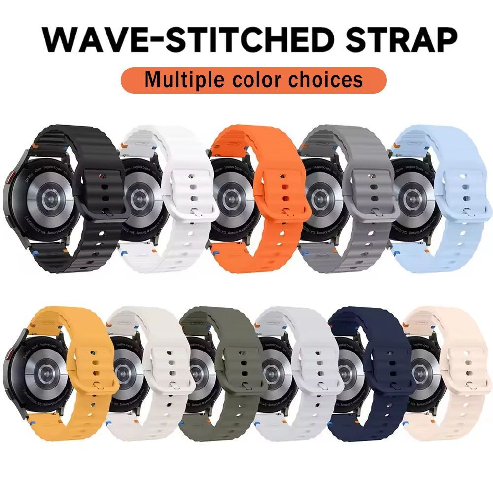 Силиконовый спортивный ремешок для часов 22 мм 20 мм для HUAWEI WATCH 5 4 46 мм GT 5 Pro GT 5 4 3 Ultimate Runner Buds Мягкий браслет-браслет