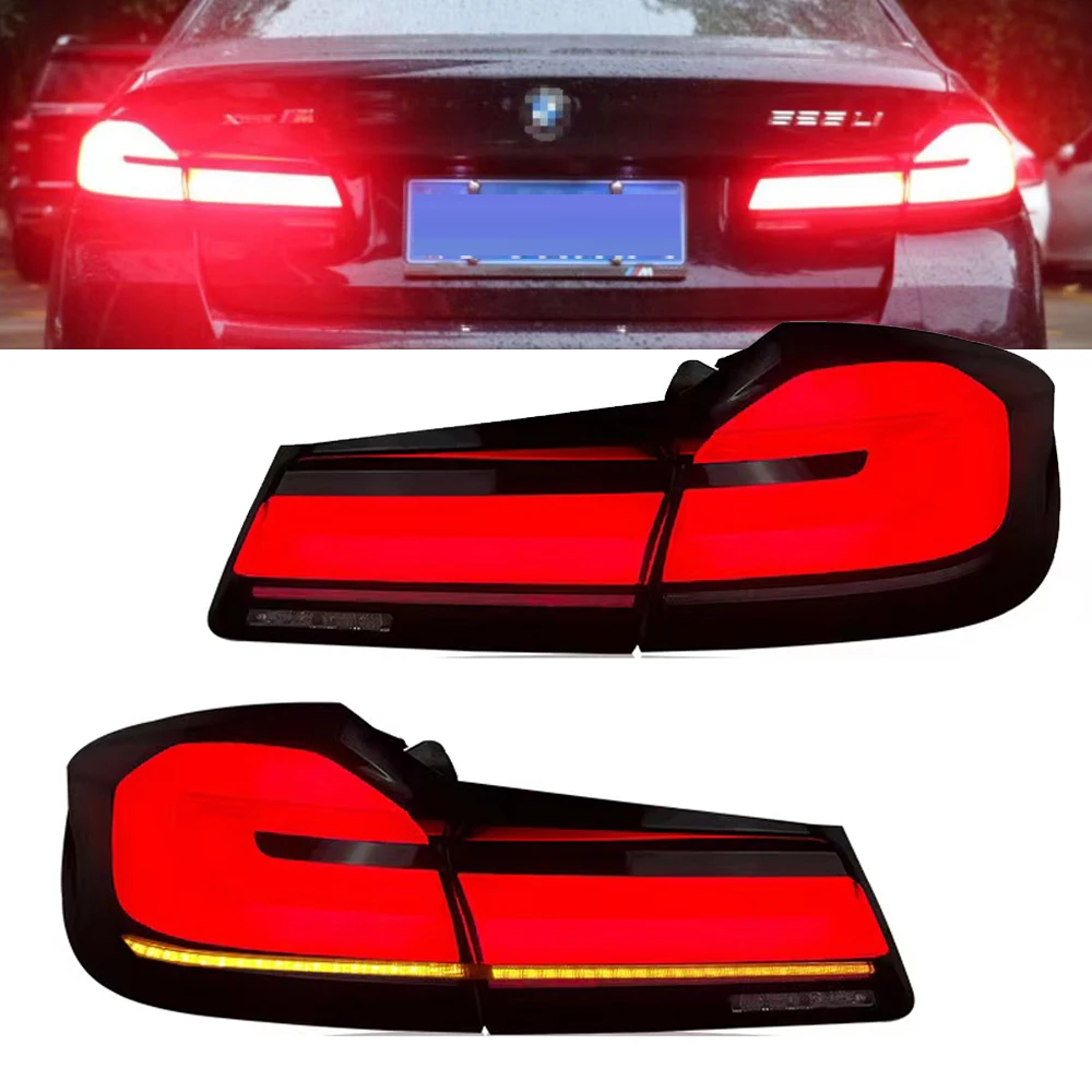 Car Taillights for BMW G30 G38 F90 M5 5 Series 520i 530 550 540 525i 2018 - 2022 DRL Dynamic Turn Signal Rear Brake Fog light