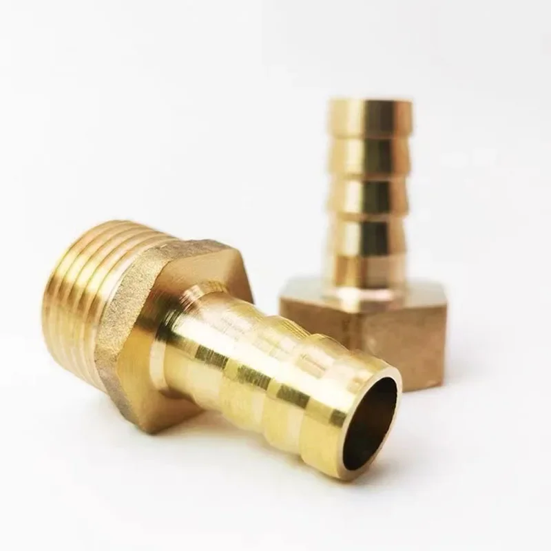 Pagoda Connector Pipe Fitting 6 8 10 12 14mm Brass Joint Hose Thread Diameter 1/4 1/8 1/2 3/8 for Air Compressor Gas Water Pipe