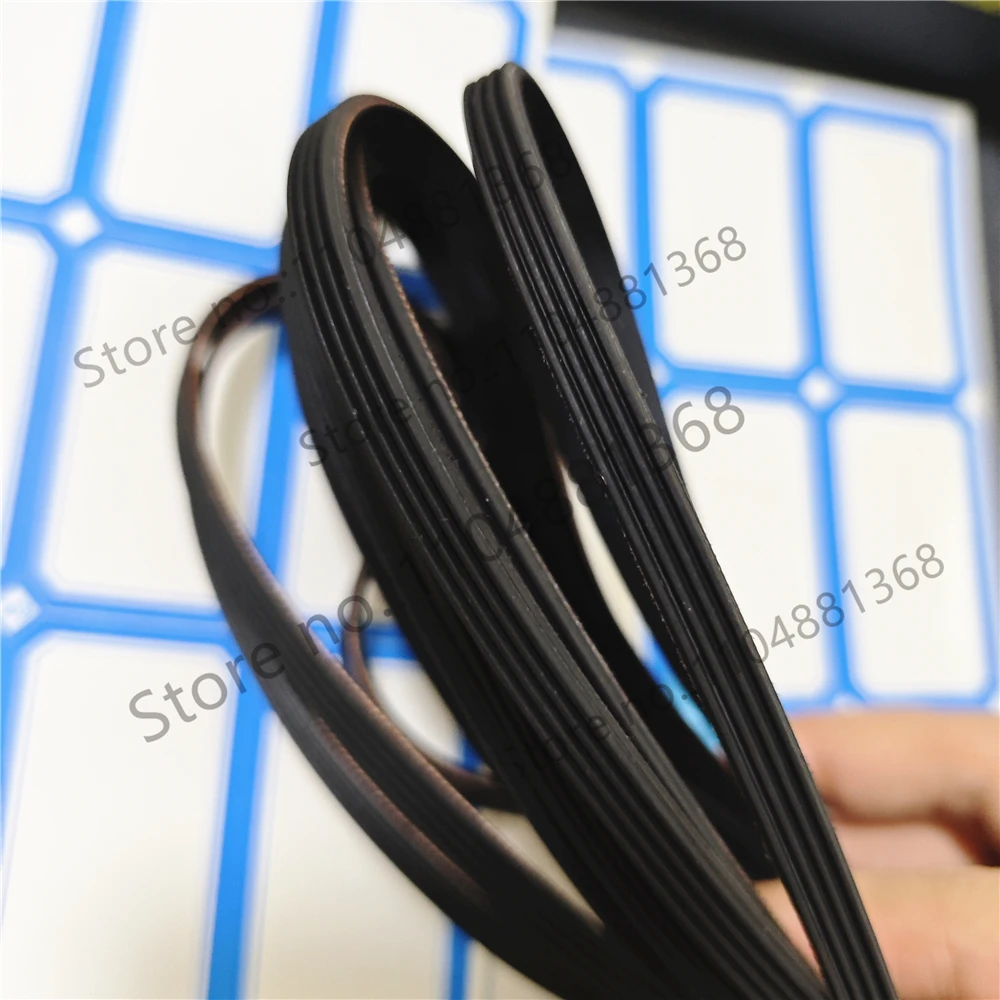 2pcs Rubber PJ Multi Wedge Belt 320J 6 Peaks