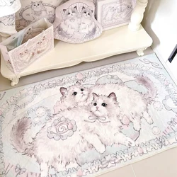 Cute Cartoon Animal Imitation Cashmere Carpet,living Room, Coffee Table,floor Mat, Bedroom, CHILDREN'S Room, Thickened