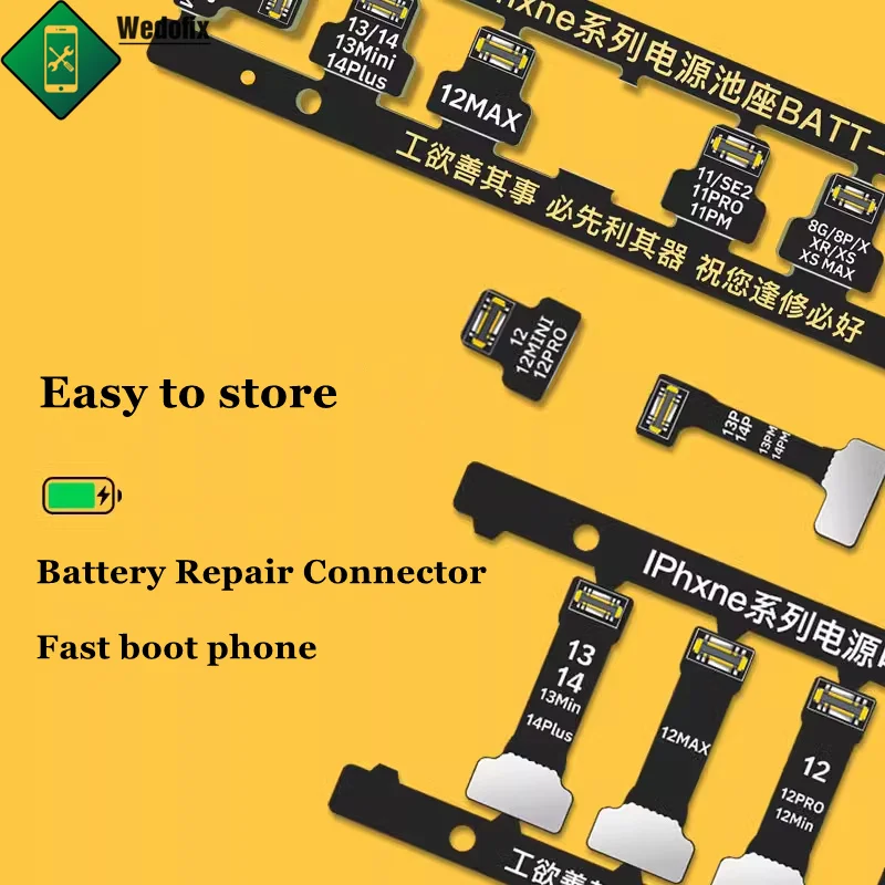 WL Battery Buckle Universal Phone Motherboard DC Power Supply Battery Seat for iPhone 6 7 8 X 11 12 13 14