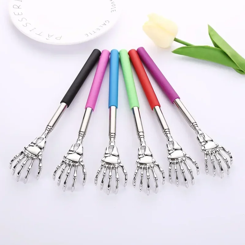 Ghost Hand Stainless Steel Telescopic Scratching Massager Stainless Steel Scratcher Ghost Hand Stainless