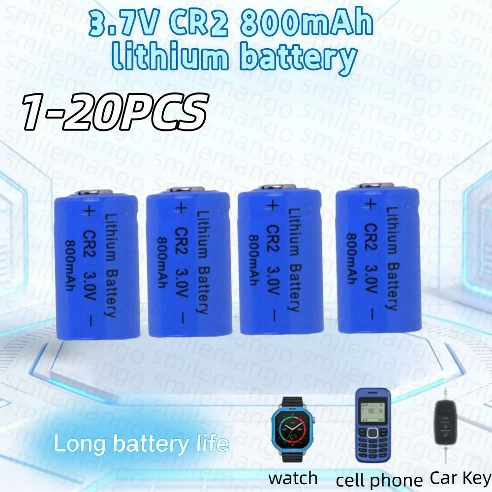 1-20PCS High Quality CR2 800mah 3V Lithium Battery for Camera Medical Equipment CR2 Lithium Battery