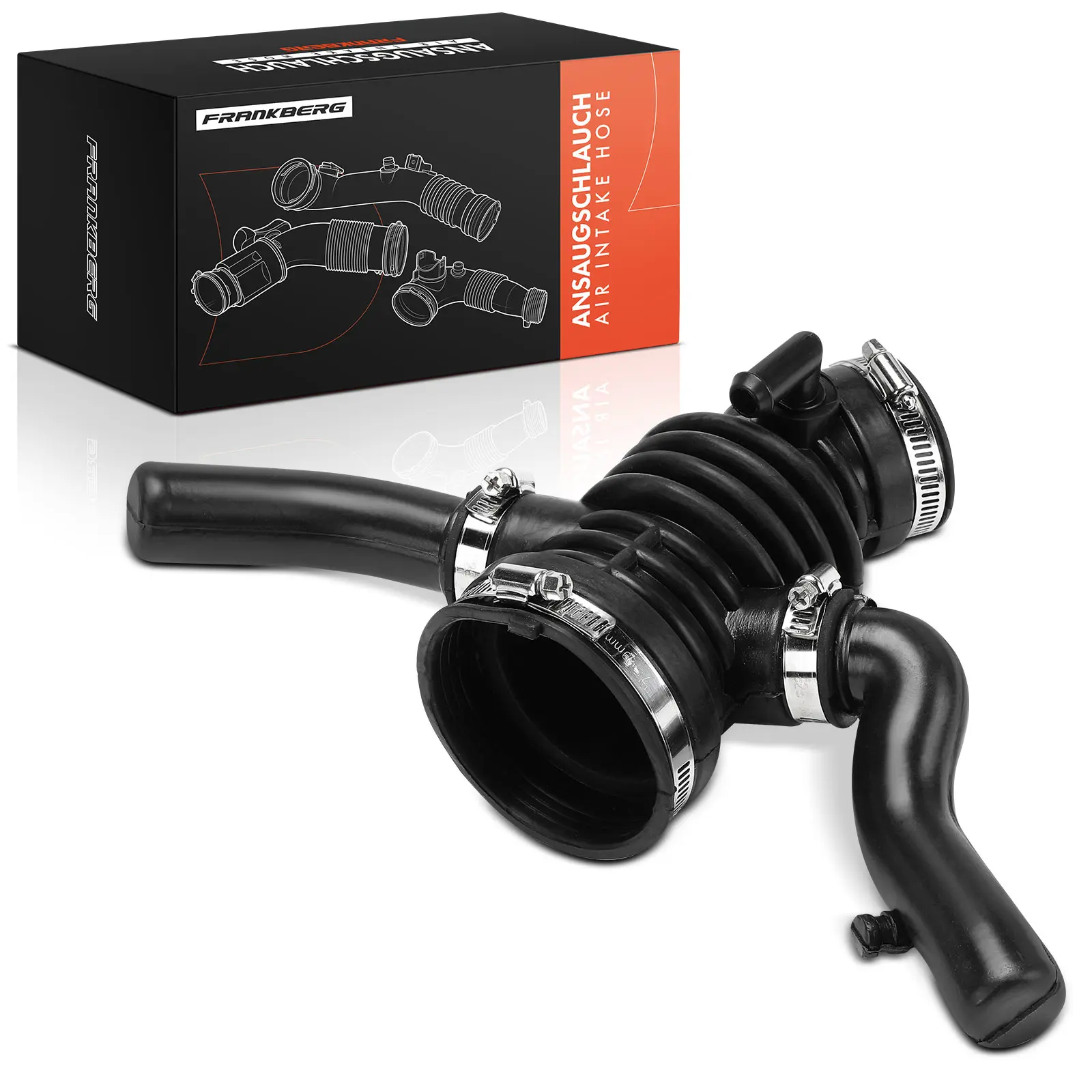 Frankberg 1x Inlaatslang Luchtfilter voor Chevrolet Aveo/Kalos Hatchback T250 1.2L Bj vanaf 2006 96813397