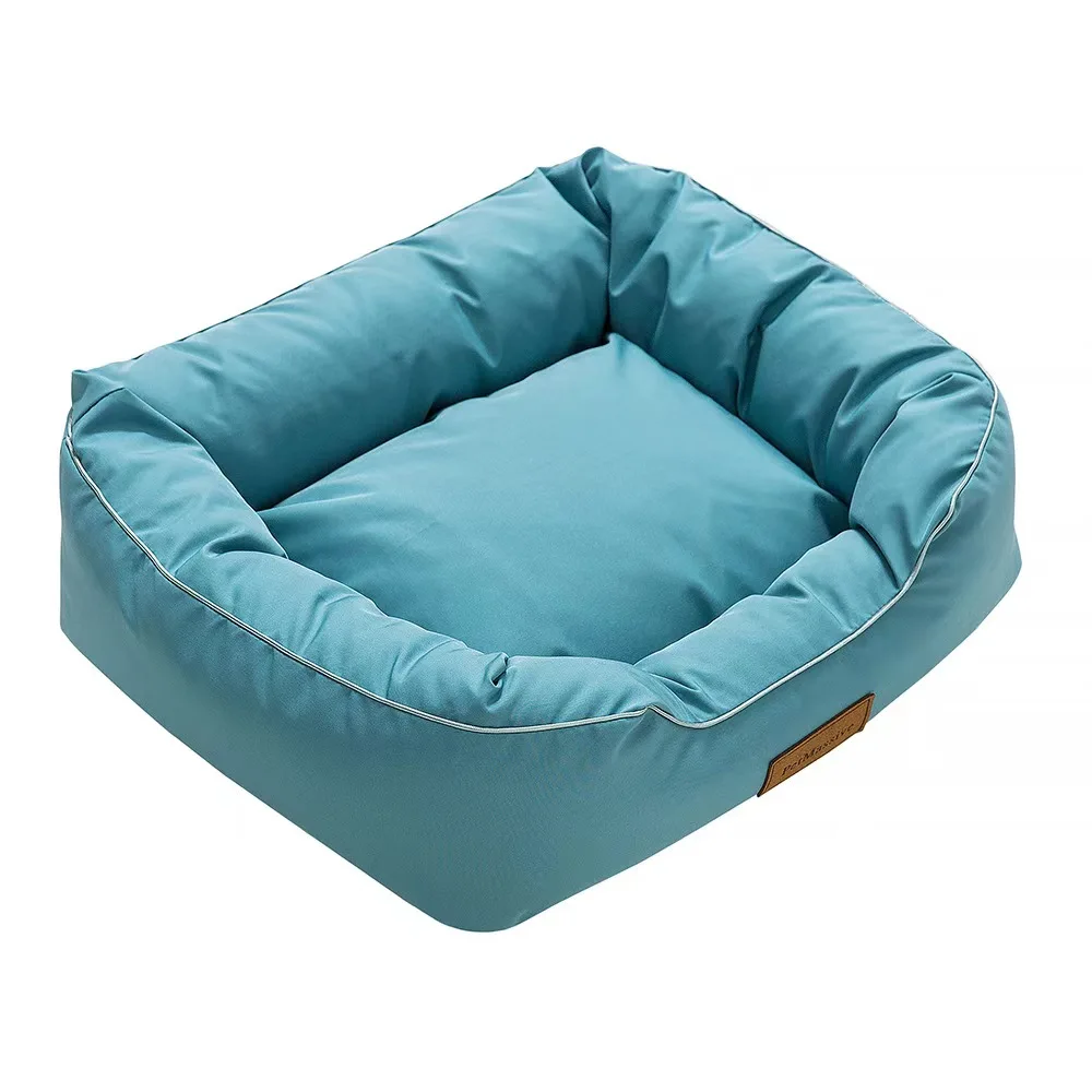 

100% Down Cotton Pet Bed Nest New Waterproof Fabric Removable and Washable Breathable Dog/Cat Kennel Mat Solid Pattern