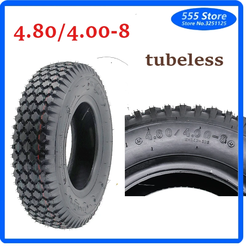 Anti slip and wear-resistant 4.80/4.00-8 vacuum tires, park carousel tires, trailer vacuum tires