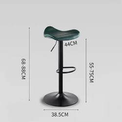 Metal Modern Bar Chairs Lounge Minimalistic Steel Comfortable Designer Nordic Bar Chairs Salon High Poltrona Home Furniture