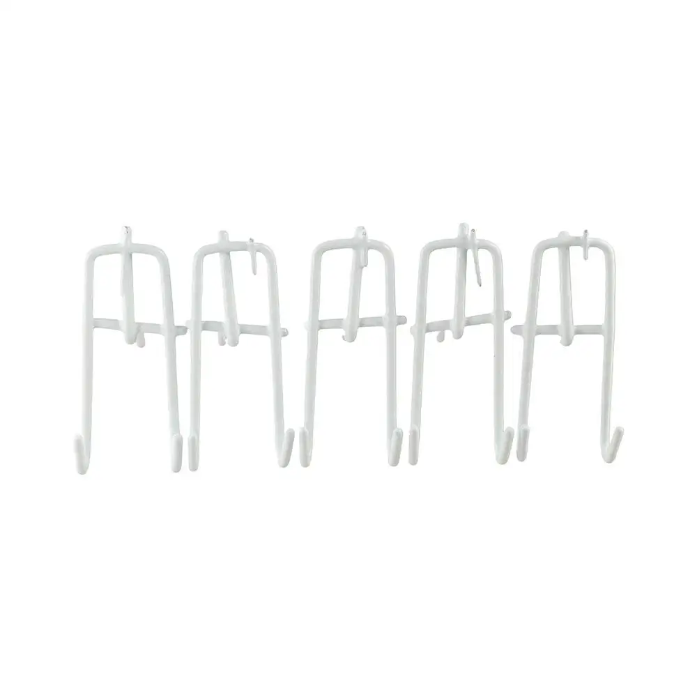 

10Pcs Metal Mesh Panel Hangers Universal Wear-resistant Net Panel Hooks Removable Reusable Display Panel Shelf Hook Bedroom